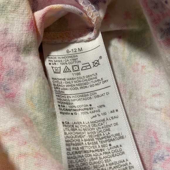 New Old Navy floral romper size 6-12 months - Picture 6 of 7